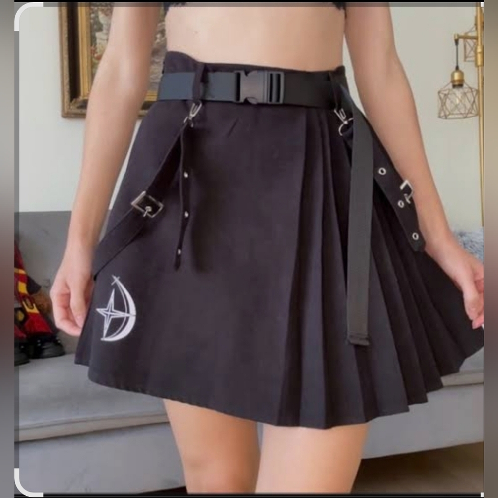 G.J.Q Nevstudio gothic techwear skirt